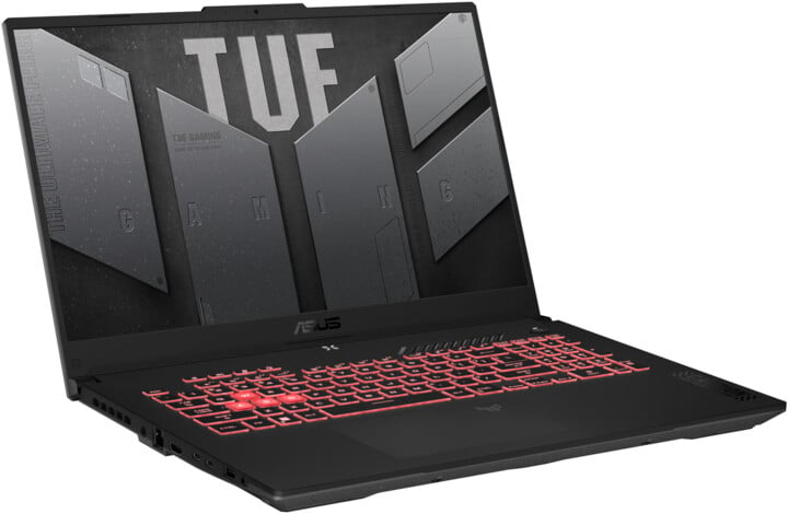 [OUTLET] Laptop ASUS TUF Gaming A17, 17.3", AMD Ryzen 7, 16GB RAM, 1TB SSD, NVIDIA GeForce RTX 4050 6GB GDDR6, i zi