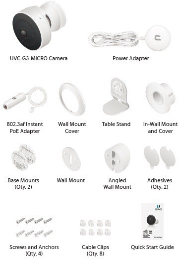 Kamerë Ubiquiti UniFi Video G3 MICRO        