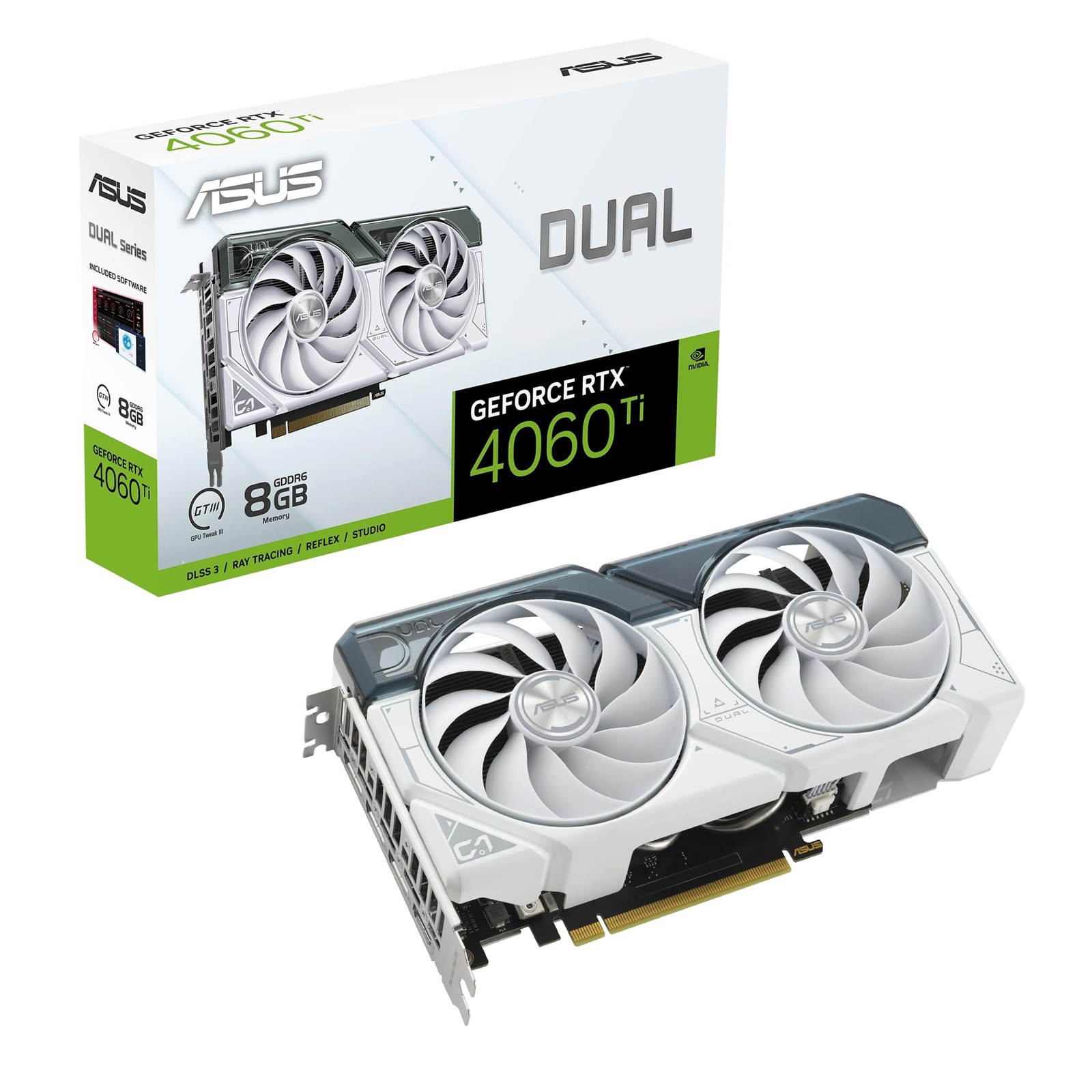 Kartë grafike ASUS GeForce RTX 4060 Ti Dual, 8GB, GDDR6, e zezë