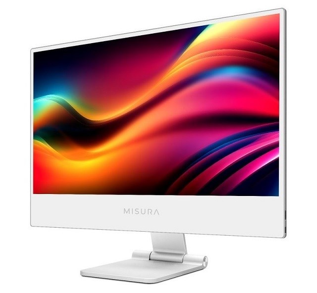 Monitor Misura Single Style Touch Screen portativ, 16", 1920 x 1080, i argjendtë
