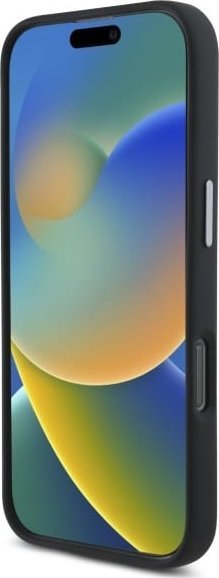 Mbulesë telefoni DKNY DKHCP16LSMCBSK për iPhone 16 Pro 6.3", hardcase silikon i lëngshëm, e zezë