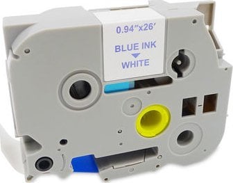 Kasetë etiketuese MediaRange Brother TZ-253 TZe-253, 24mm, 8m, blu