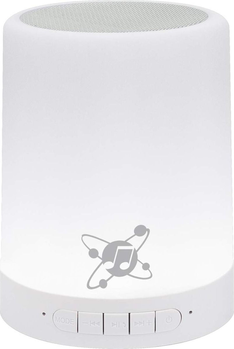 Altoparlant Bluetooth Sound Science LED, drita shumëngjyrëshe, portë 3.5mm, i bardhë