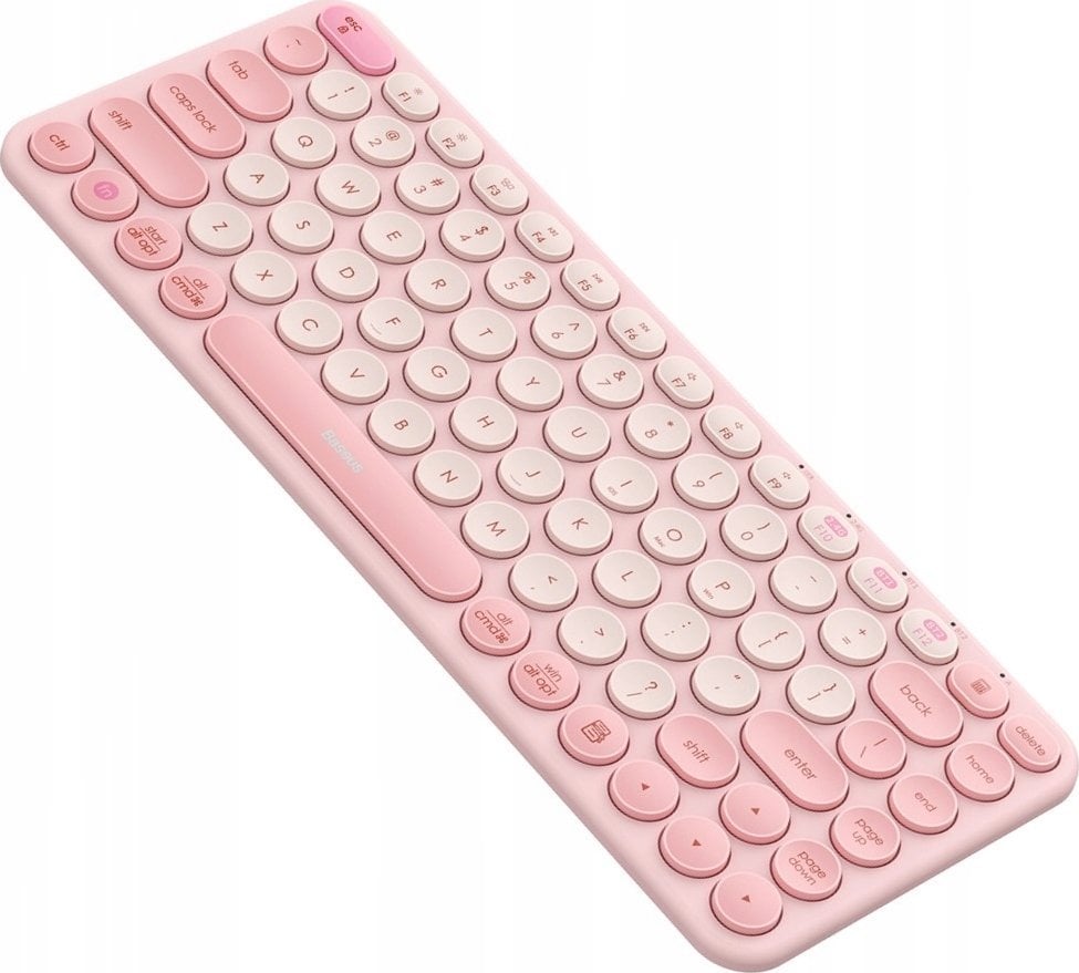 Tastierë Baseus, wireless, US, rozë
