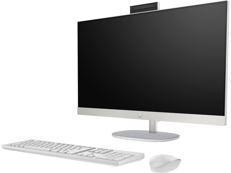 Kompjuter HP PC AIO 27-cr1011na, 27", Intel Core Ultra 5 125U, 16GB RAM, 512GB SSD, Intel Graphics, Shell White