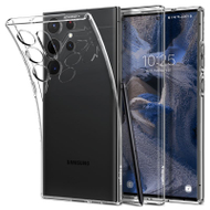 Заштитна маска Spigen Liquid Crystal за Samsung Galaxy S23 Ultra, проѕирна