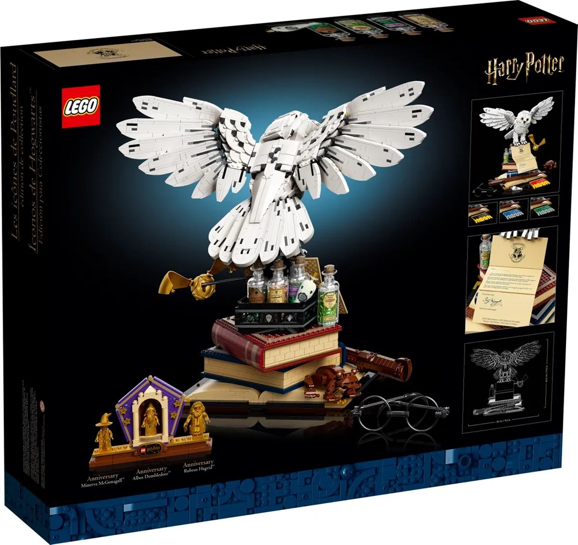 Set Lego Harry Potter Hogwarts Icons Collectors Edition 76391, model koleksionues, për të rritur, shumëngjyrësh