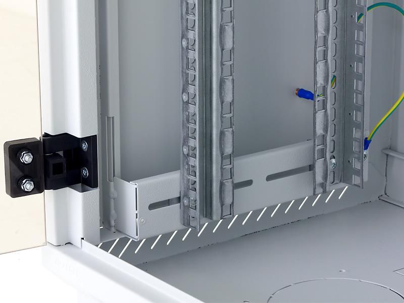 Rraf Rack muri Triton Delta B, 15U, 19", gri e hapur