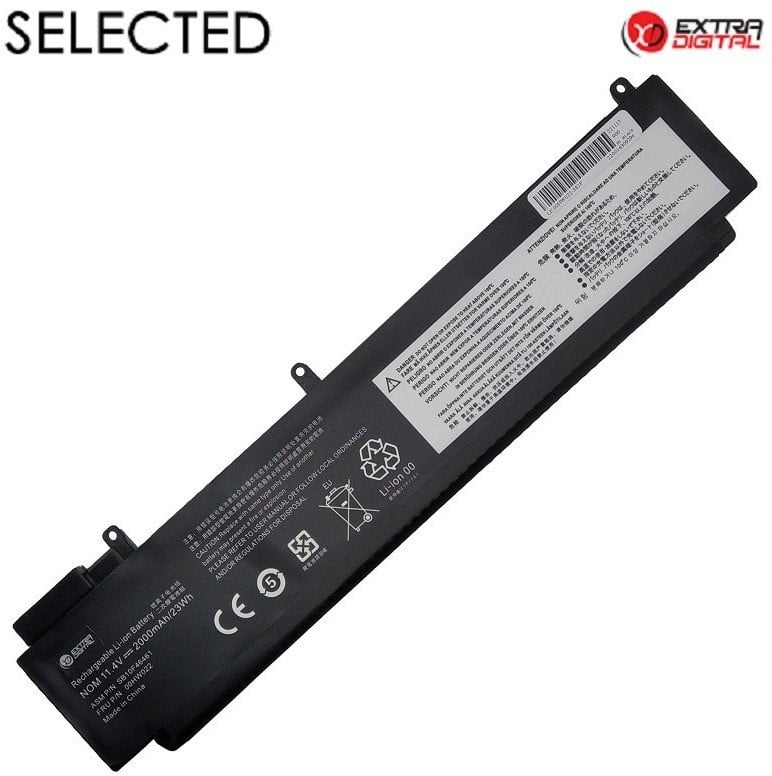 Bateri notebook Extra Digital Lenovo SB10F46460, 2000mAh, 11.4V, e zezë
