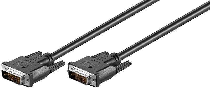 Kabllo Goobay DVI-D - DVI-D, 2m, e zezë