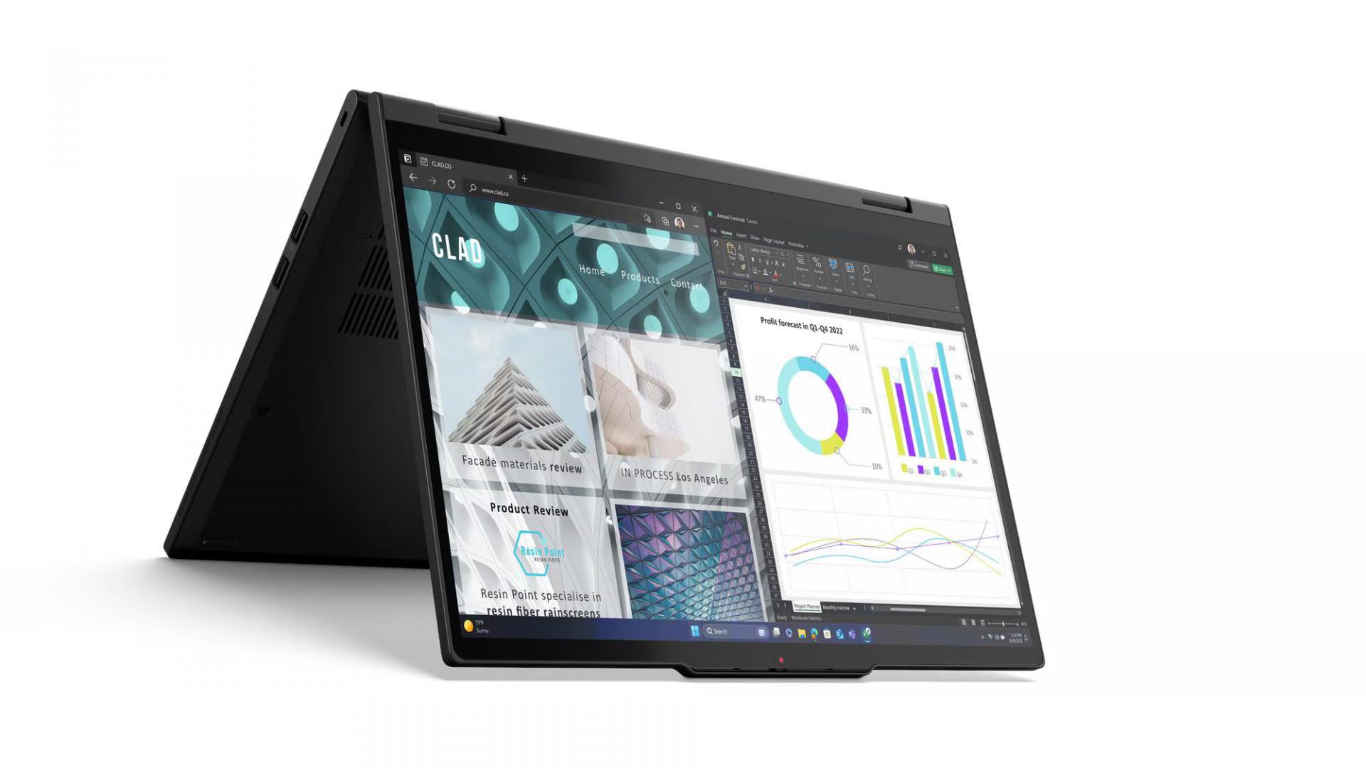 Laptop 2 në 1 Lenovo ThinkPad T14s Gen 1, 14", Intel Core Ultra 7, 32GB RAM, 1TB SSD, i zi