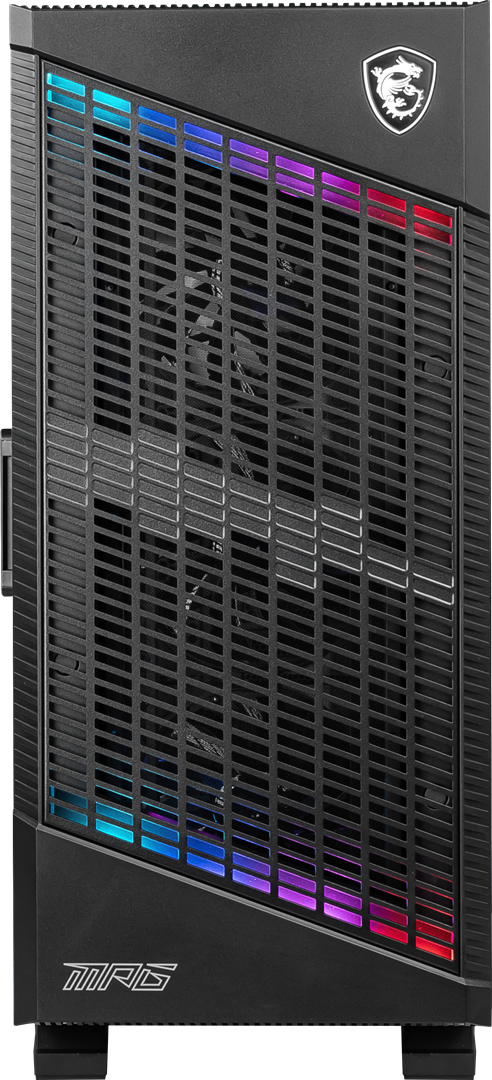 Kase gaming MSI MPG Velox 100P Airflow ARGB, ATX, xham i temperuar, e zezë