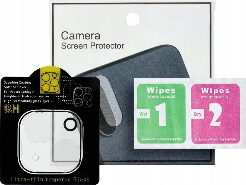 Xham mbrojtës për lente OEM për iPhone 14 14 Plus, xham i temperuar, transparent