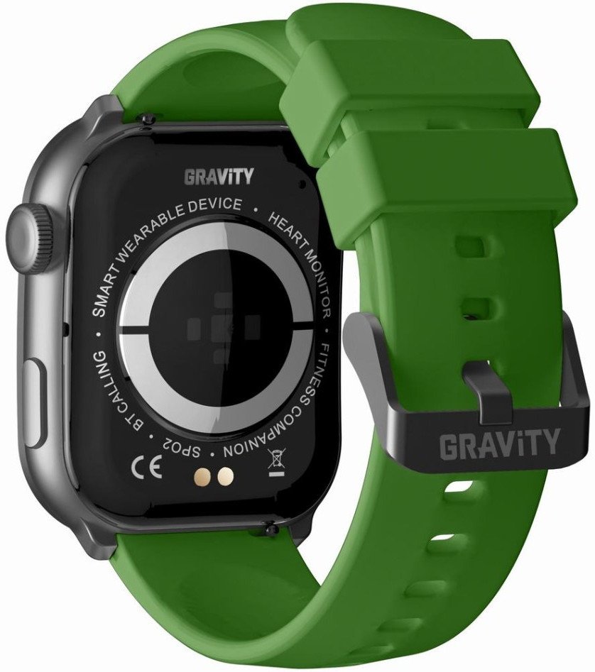 Ora inteligjente Gravity GT28-4, 1.32", Bluetooth, rrip gome 22mm, e zezë