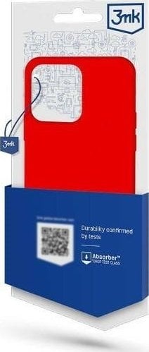 Kuti mbrojtëse 3MK Matt Case Samsung Galaxy S23, TPU, përfundim mat, e kuqe strawberry