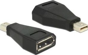Përshtatës AV Delock DisplayPort Mini - DisplayPort, i zi
