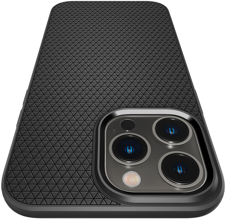 Mbrojtëse Spigen Liquid Air për Apple iPhone 14 Pro Max, e zezë