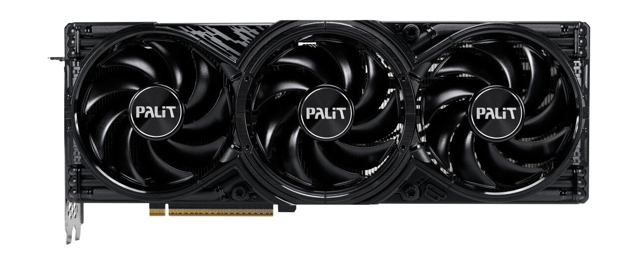 Kartë grafike Palit GeForce RTX 5080 GamingPro, 16GB GDDR7, ARGB, e zezë