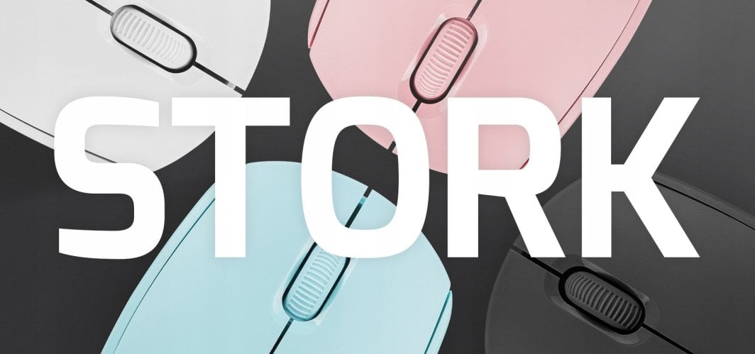 Maus NATEC STORK, Bluetooth dhe USB, 1600 DPI, rozë