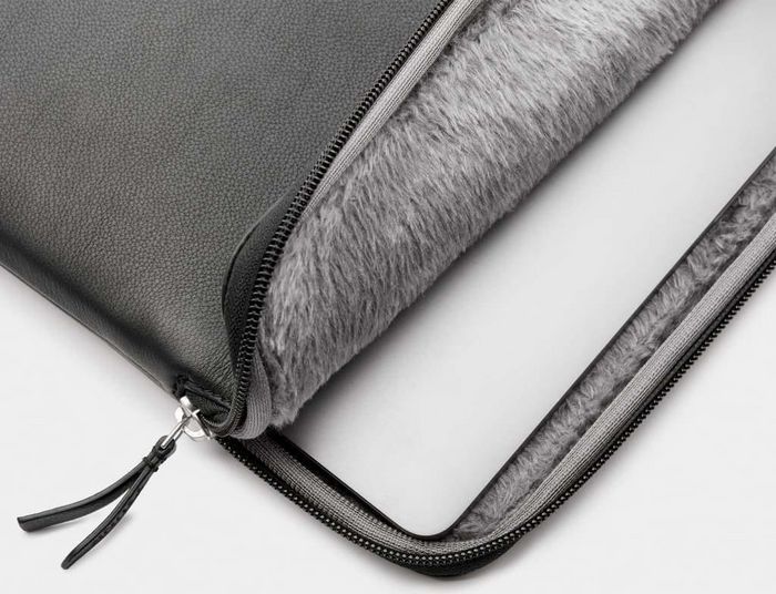Mbrojtëse laptopi Trunk Case MacBook 13", lëkurë, për MacBook 13", e zezë