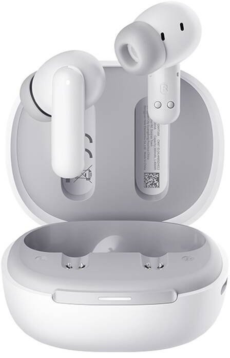 Kufje TWS QCY MeloBuds HT16, anulim zhurme 45 dB, IPX4, të bardha