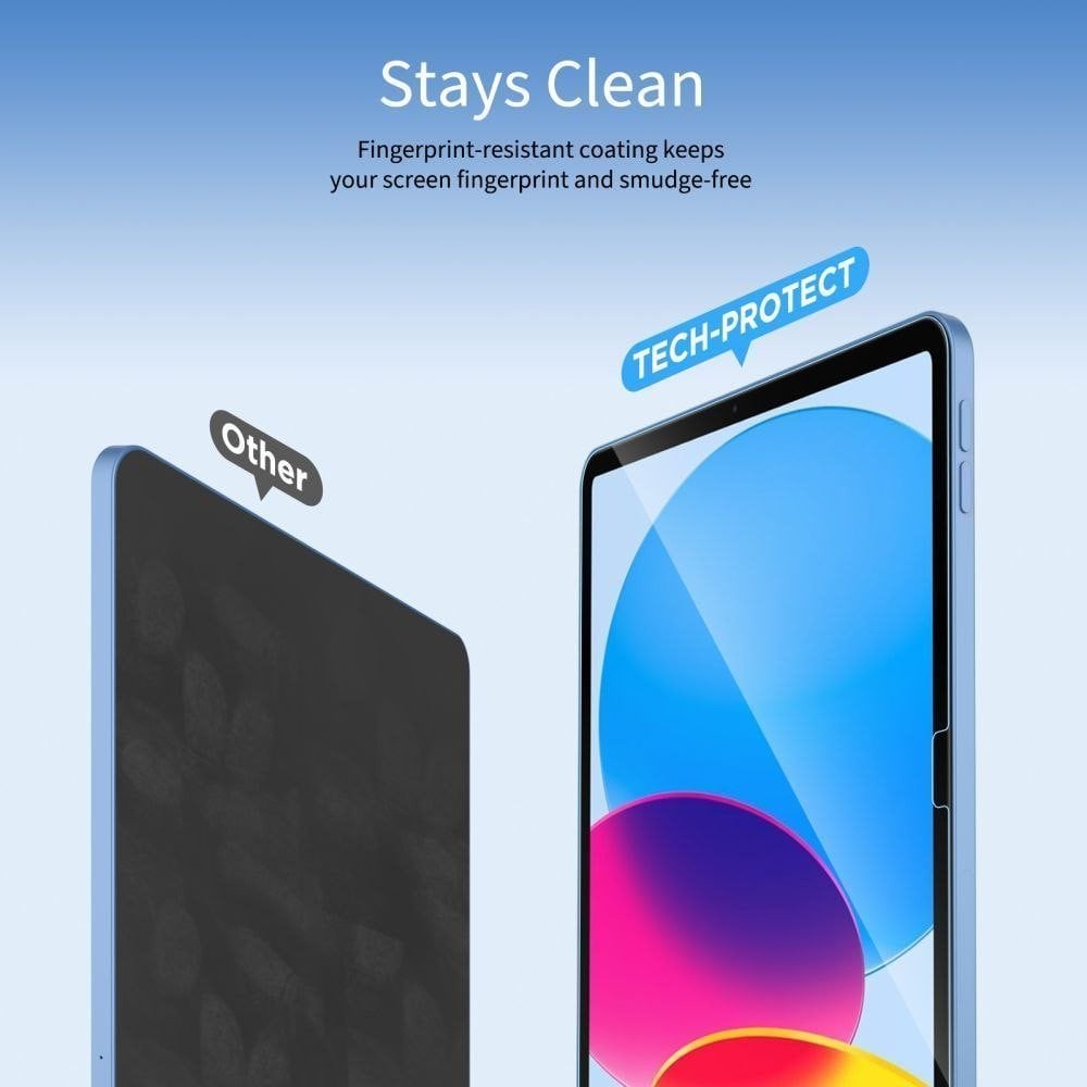 Mbrojtës ekrani Tech-Protect Glass Fit+, për Samsung Galaxy Tab S10 Lite 10.9 X400 X406B, set 2 copë, transparent