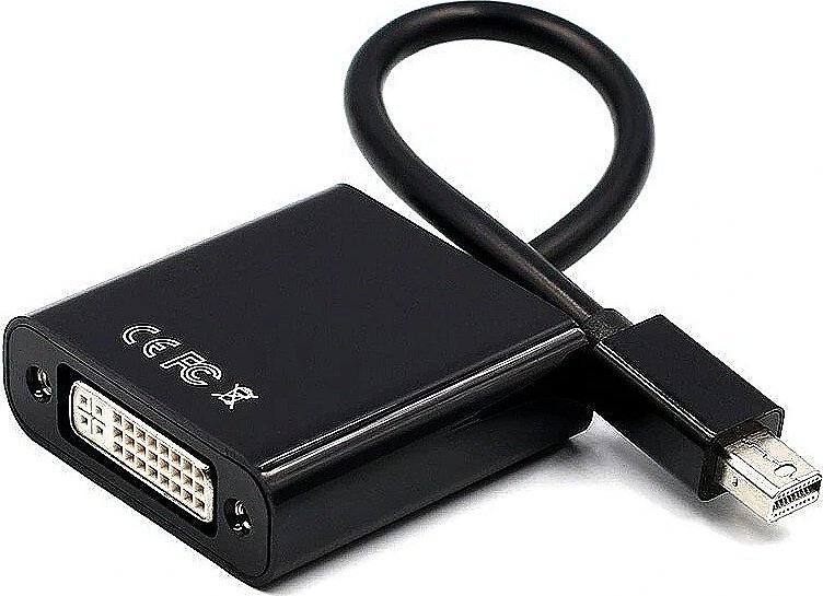 Adapter Mini DisplayPort në DVI RoGer, 2K 60Hz, 24+5 PIN, i bardhë