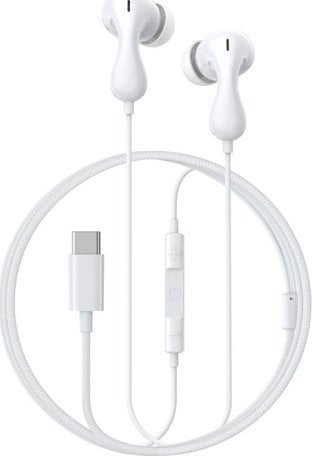 Kufje me kabllo Baseus Encok CZ20 HZ20, Type C 3.5mm, Hi Res Audio, me mikrofon, të zeza