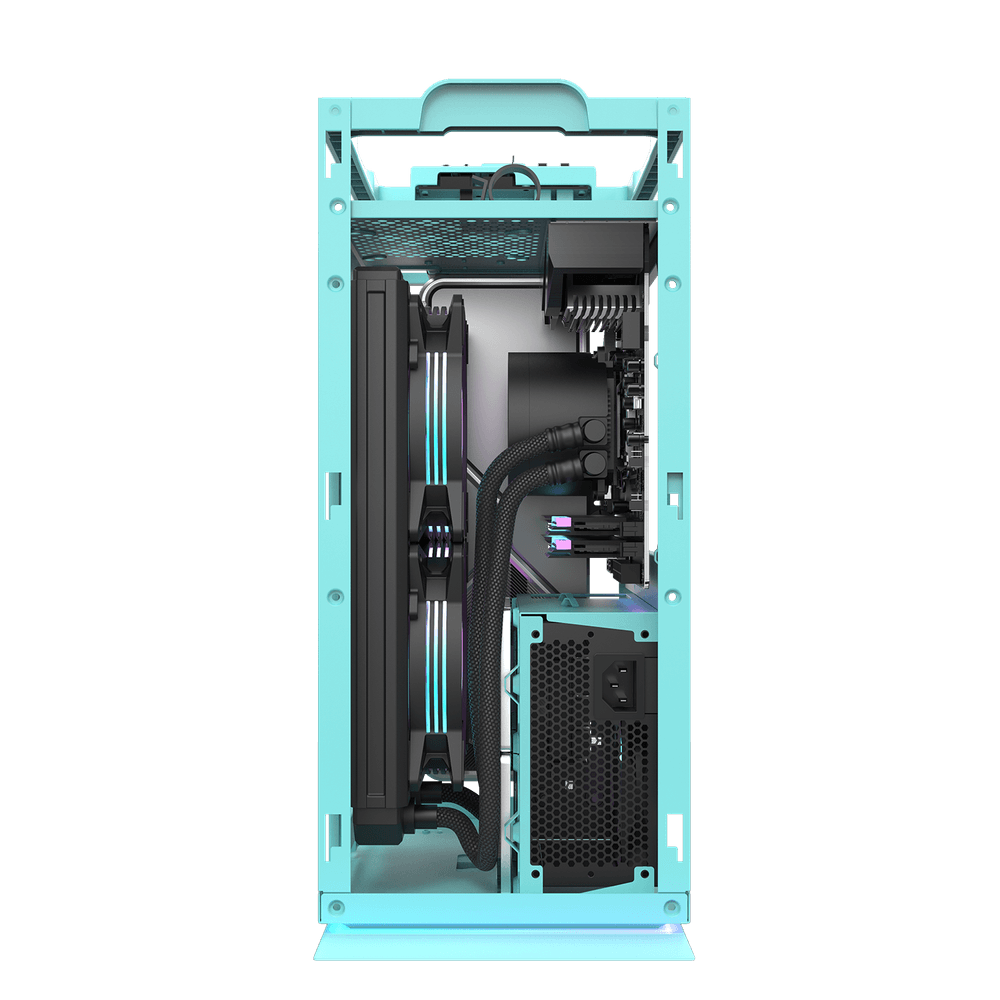 Kasë Darkflash DLH21, ITX Tower, e kaltër