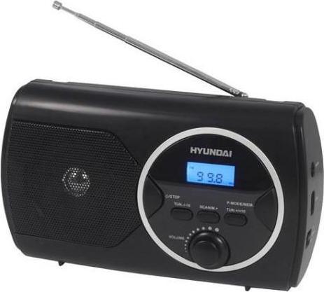 Radio portative Hyundai PR 570 B PLLU, FM PLL, USB MP3, e zezë