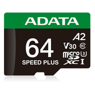 Kartë memorie ADATA SPEED PLUS MicroSDXC, 64GB, A2