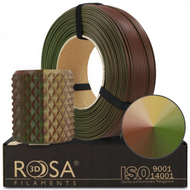 Filament 3D PLA Rosa3D Magic Silk Army, 1.75mm, 1kg, ngjyrë jeshile kafe bezhë me shkëlqim