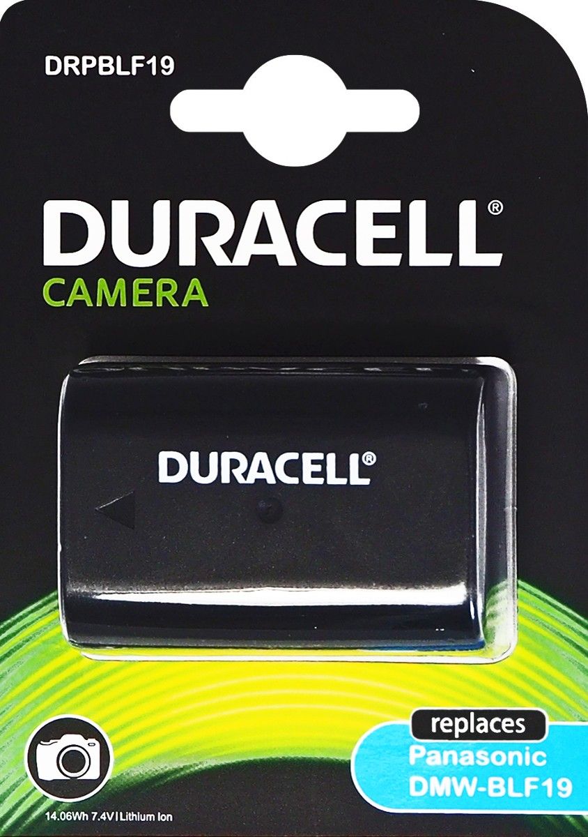 Bateri për kamera Duracell DRPBLF19, 1900mAh, 7.4V, e zezë
