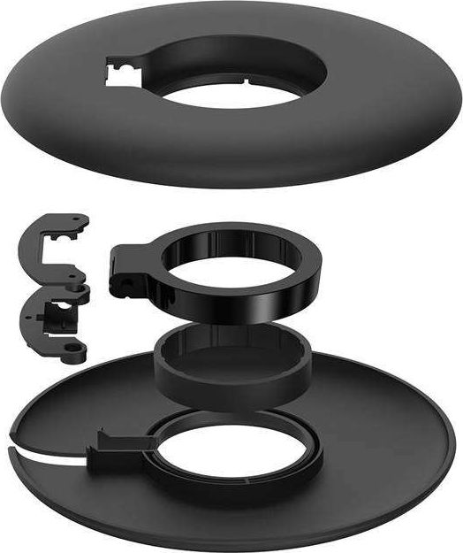 Organizues për karikues Apple Watch Baseus, mbajtës portabël, plastikë, i zi