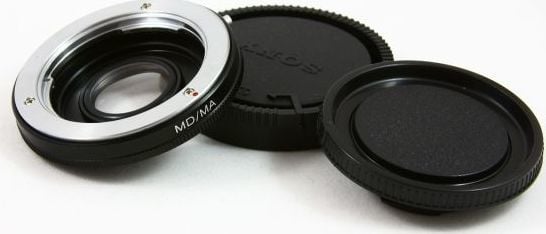 Adapter objektivi Pixco, Minolta MD në Sony Alpha Minolta, i zi