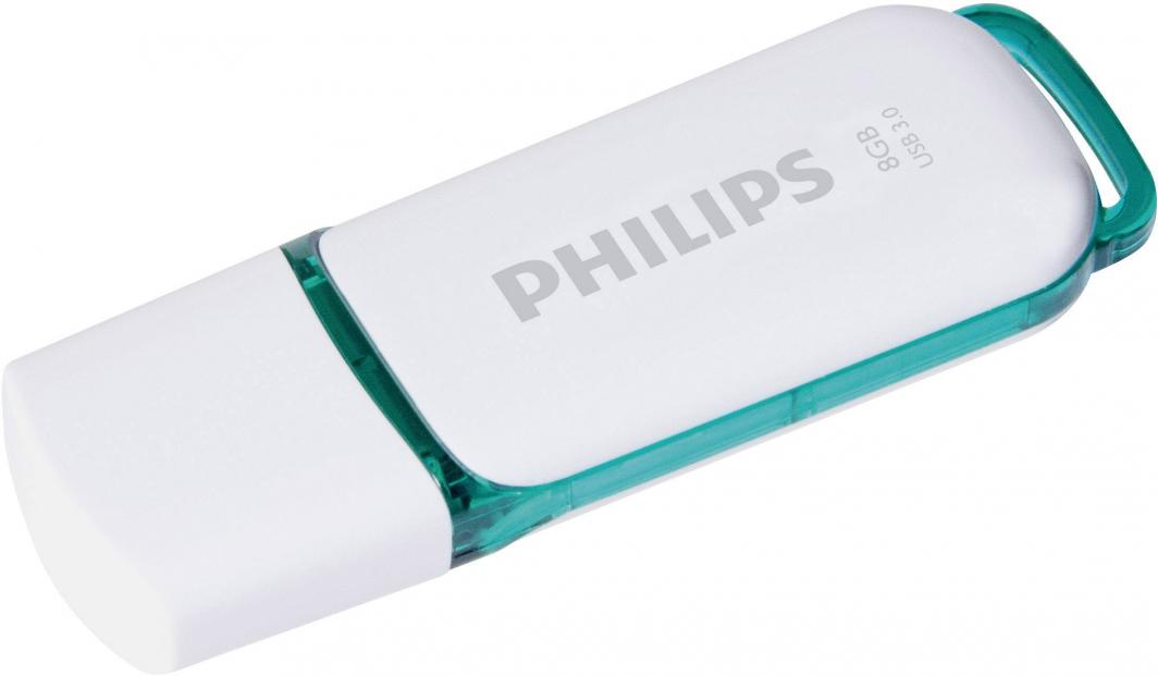 USB Philips Snow Edition FM08FD75B/00, 8GB, USB 3.0, e bardhë