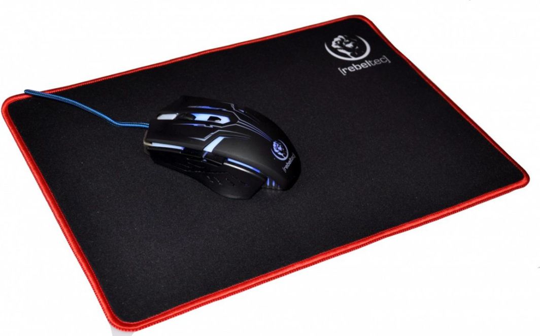 Mauspad Rebeltec Slider M+, M, i kuq