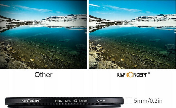 Filter polarizues Kf Filter Cpl K & f Hd Mc Slim C, 67mm