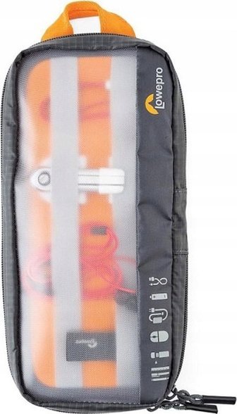 Çantë organizuese Lowepro GearUp Pouch Medium, për aksesorë elektronikë, gri