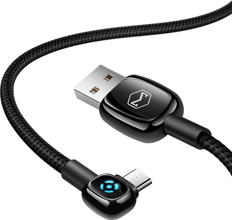 Kabllo karikimi Mcdodo Gaming, USB A në Micro USB, kënd 90°, e zezë