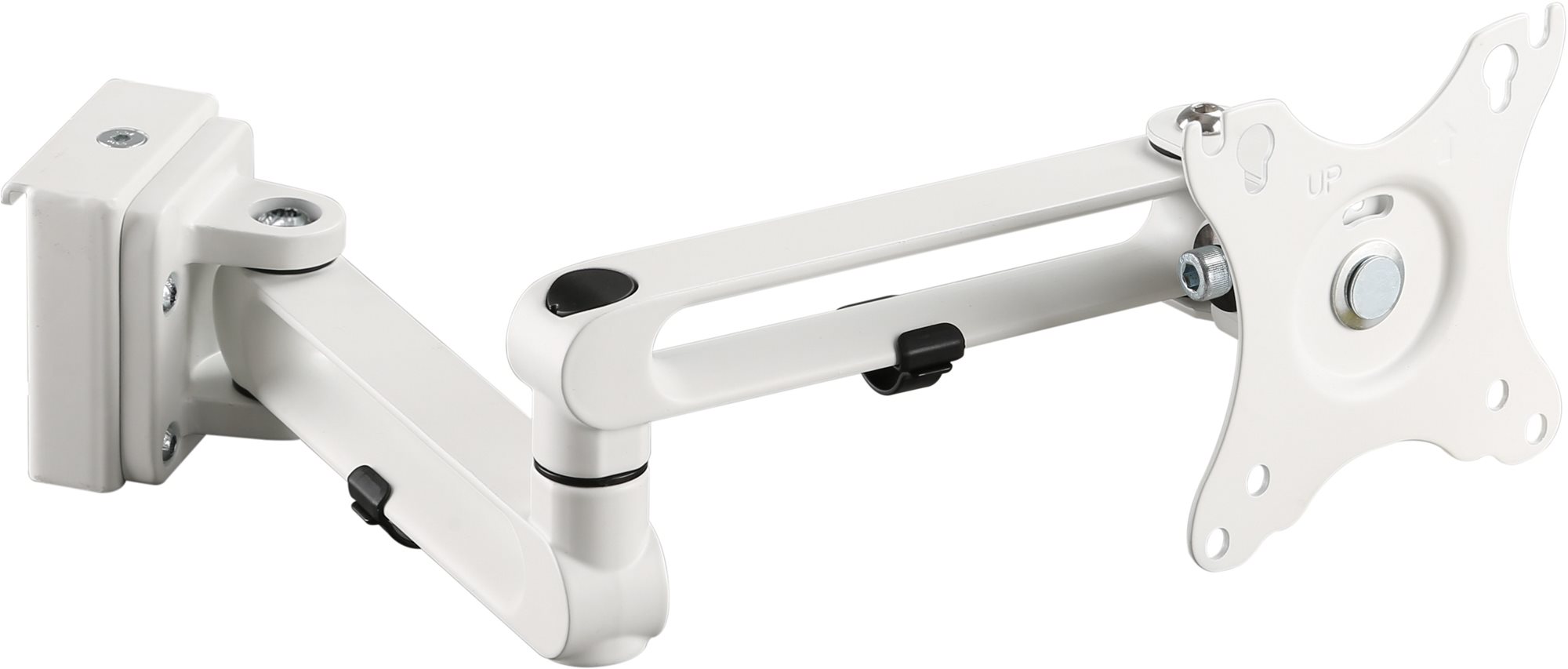 Mbajtëse monitori AlzaErgo Slatwall SWAS410, 17–32", deri 8kg, e bardhë