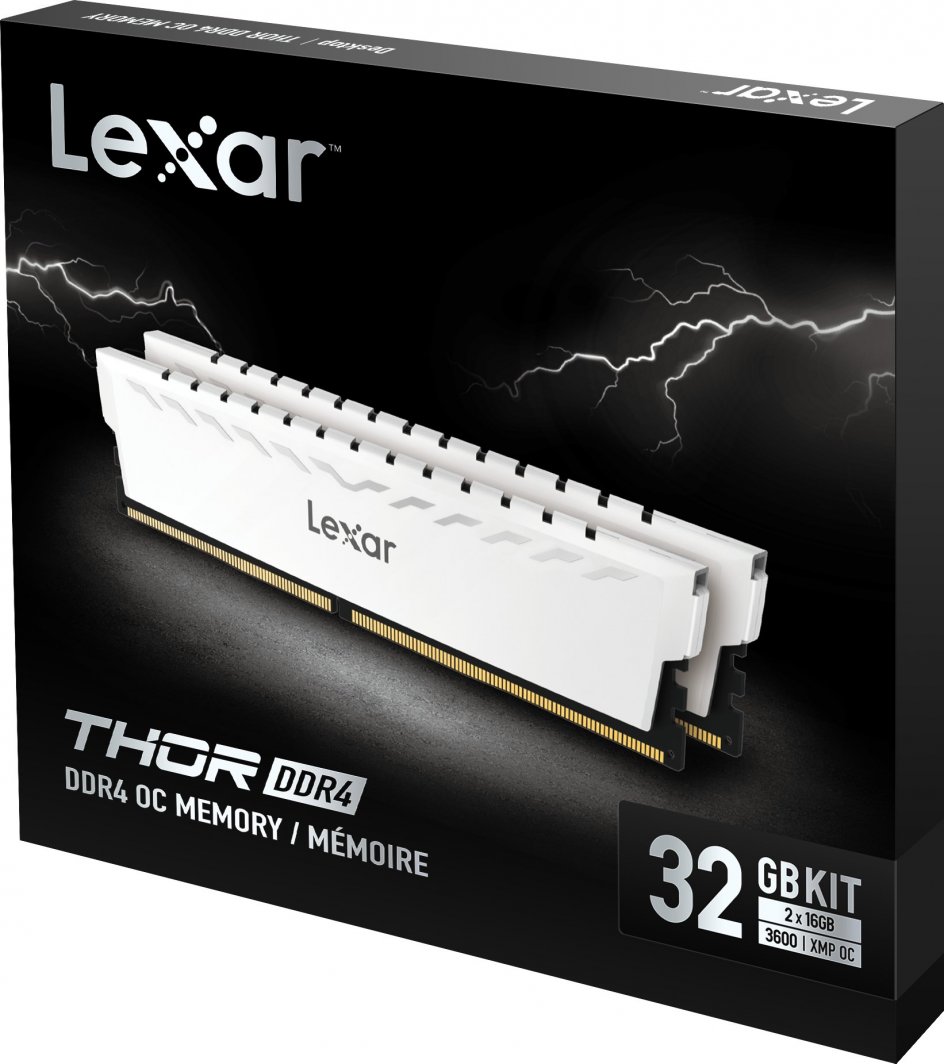 Memorie operative RAM Lexar Thor, DDR4, 32GB, 3600MHz, CL18