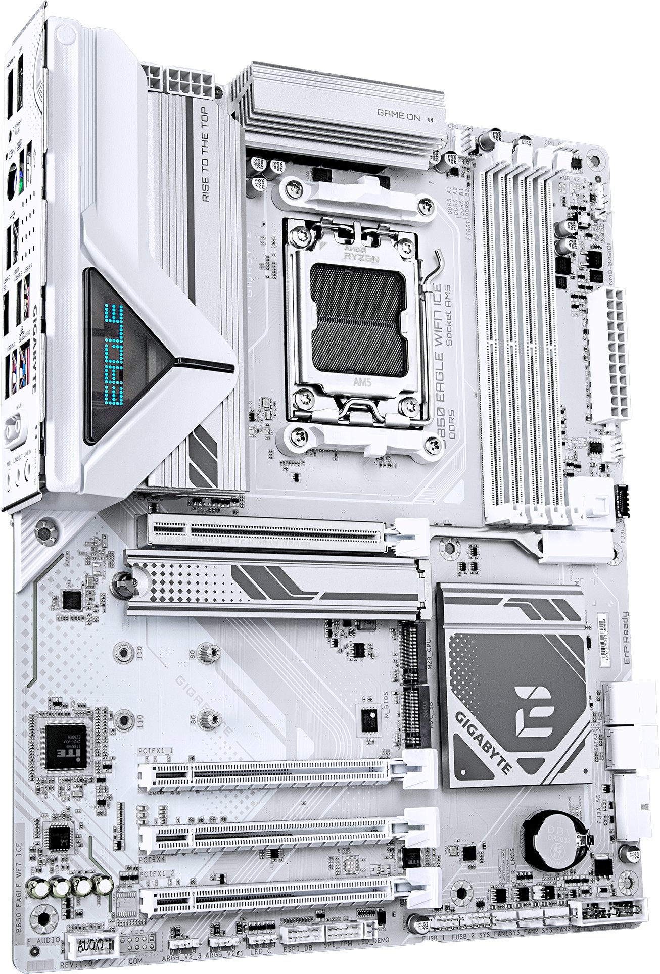 Pllakë amë GIGABYTE B850 EAGLE WIFI7 ICE, AMD Ryzen 9000, DDR5, WiFi 7 3