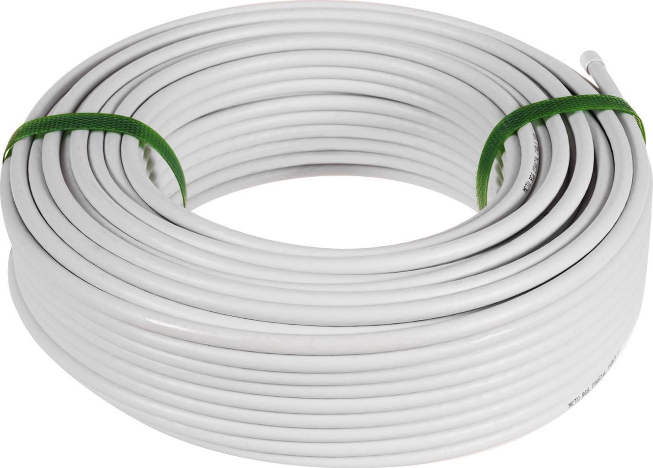 Kabllo koaksiale Maclean MCTV-471, 50m, e bardhë