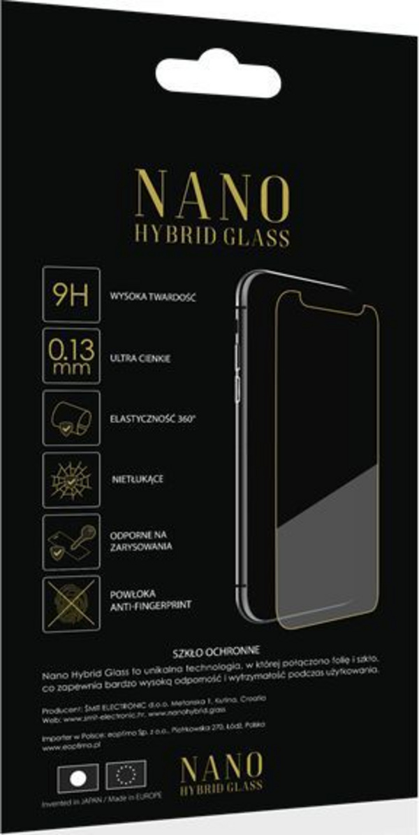 Xham mbrojtës Honda Glass 9H për Samsung Galaxy A72, nano, transparent