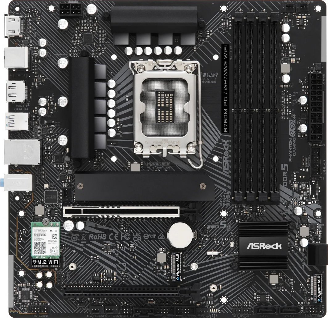 Pllakë amë Motherboard ASRock B760M PG LIGHTNING WIFI