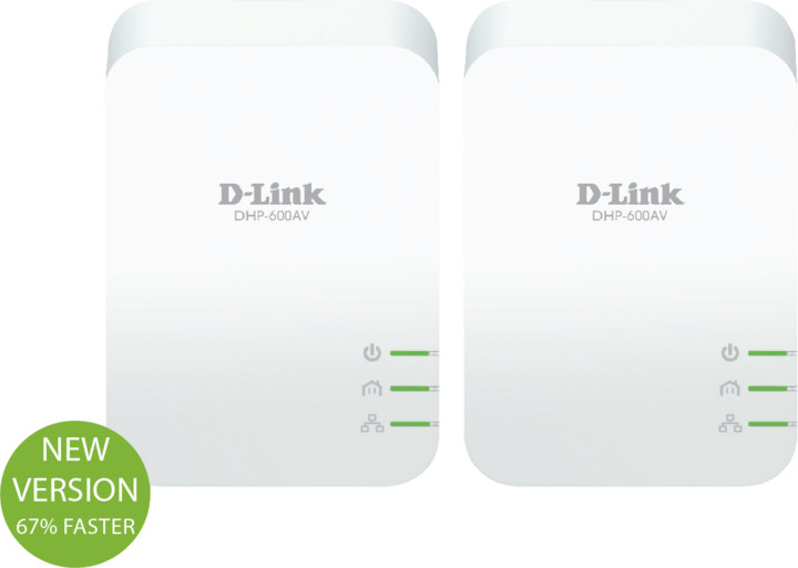 Комплет за стартување на Powerline D-Link DHP-601AV/E,
