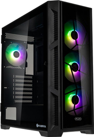 Kasë Raijintek PONOS Ultra Midi-Tower, Tempered Glass, e zezë