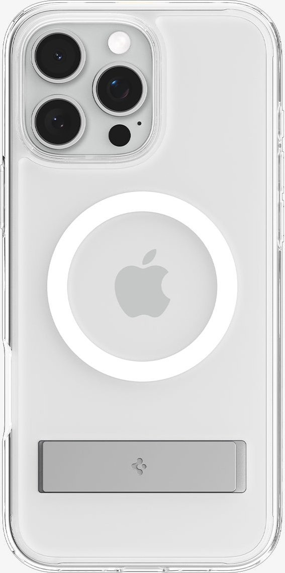 Mbështjellës telefoni Spigen Ultra Hybrid S MagSafe, për iPhone 16 Pro Max, transparent