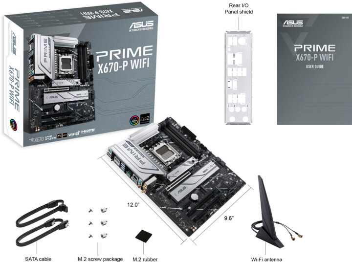 Матична плоча ASUS PRIME X670-P WIFI - AMD X670
